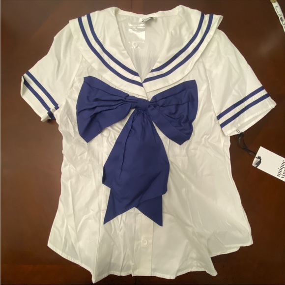 Unique Vintage Candy Sailor Blouse - Picture 3 of 9